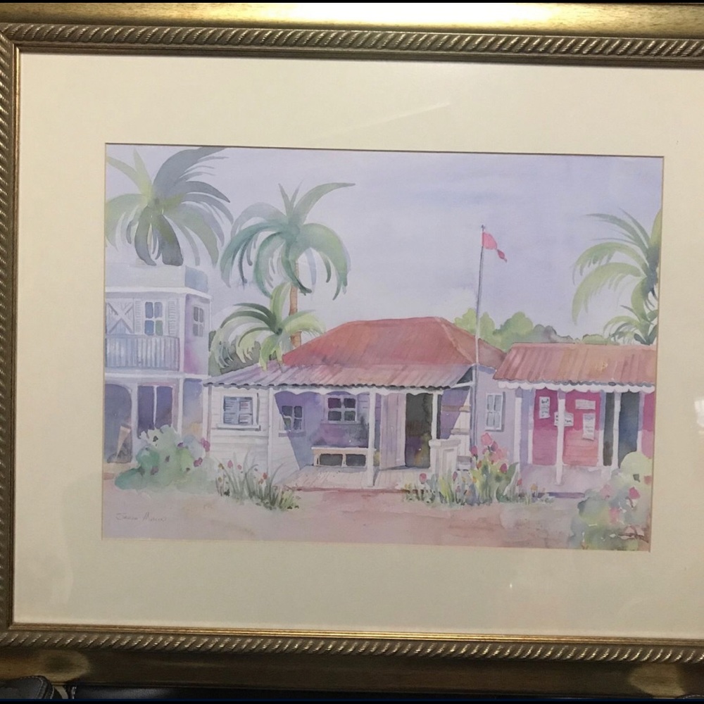 Original Sarah Malin Watercolor painting